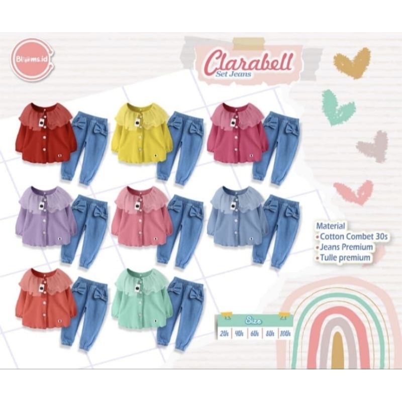 set jeans anak clarabell