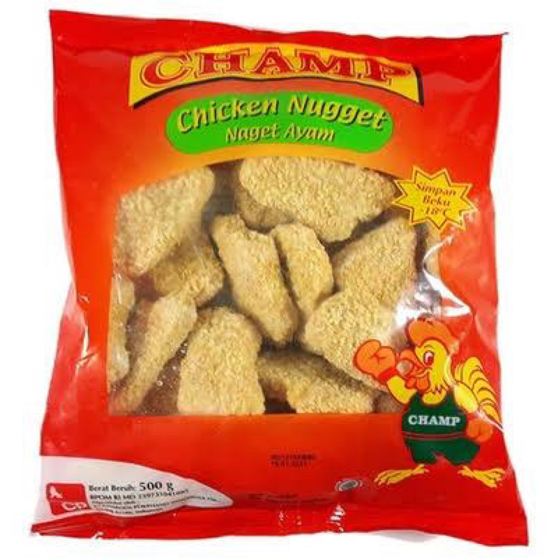 

Chicken Nugget Champ Nugget Premium Enak 500 gr