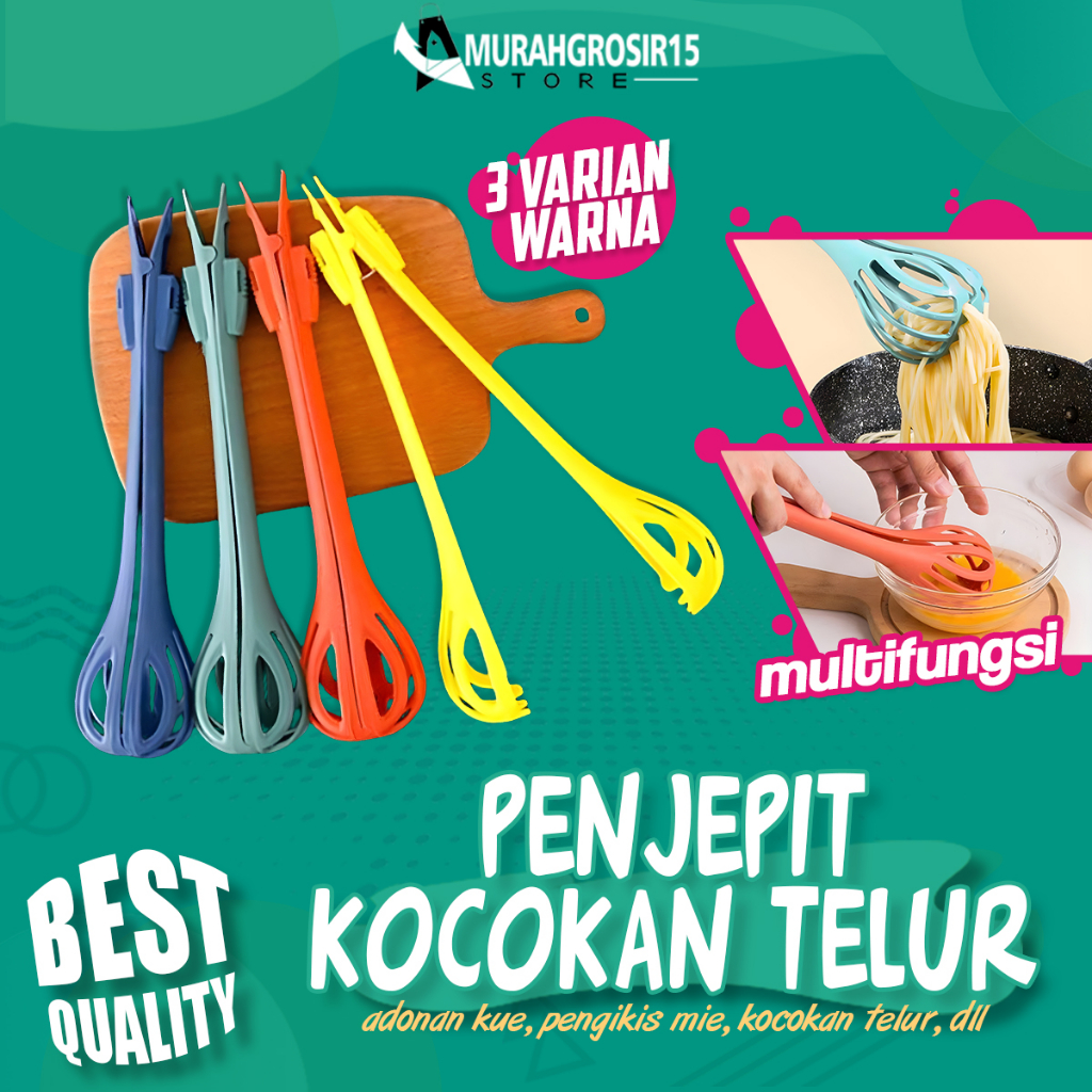 

Kocokan Telur & Penjepit Telur 3 in 1-Egg Beater Baking Whisk