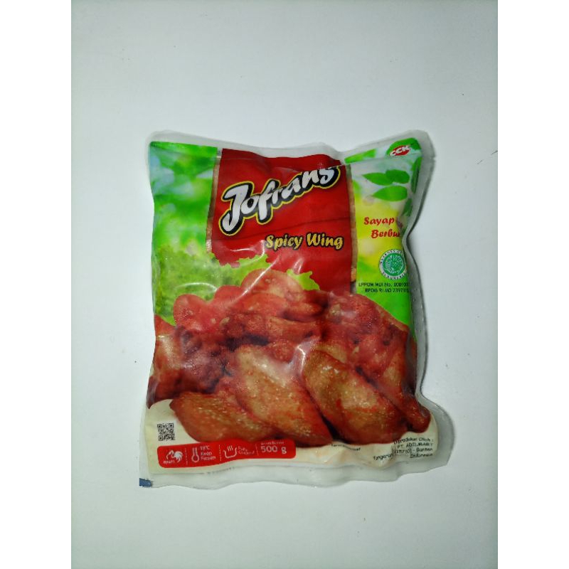 

Jofrans Spicy Wing 500gr