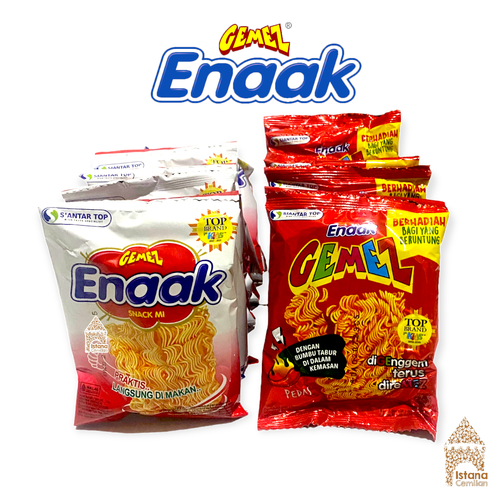 

Mie Gemez Enaak Snack Mi (Isi 10 Pcs)