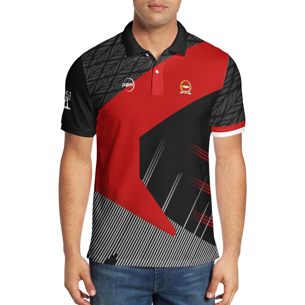 Kaos Baju Polo Custom DPR RI 3D Fullprint