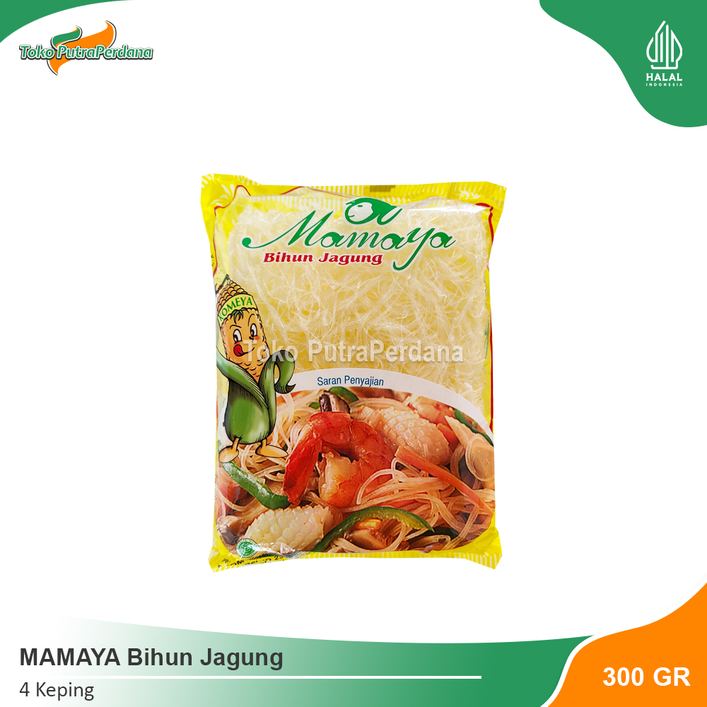 

MAMAYA Bihun Jagung 300gr (4 Keping)