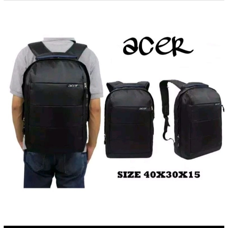 Promo Tas Ransel Laptop Acer Terbaru/Tas Ransel Kuliah/Tas Ransel Elegan Murah