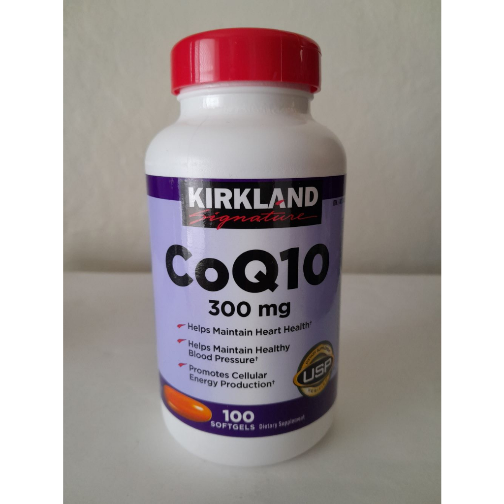 CoQ 10 Enzyme 300 mg., Isi 100 Softgels, Merk Kirkland Signature, Mendukung Kesehatan Jantung dan An