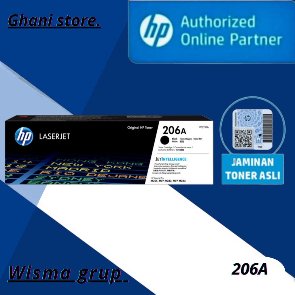 Toner hp laserjet 206A black ( W2110A )