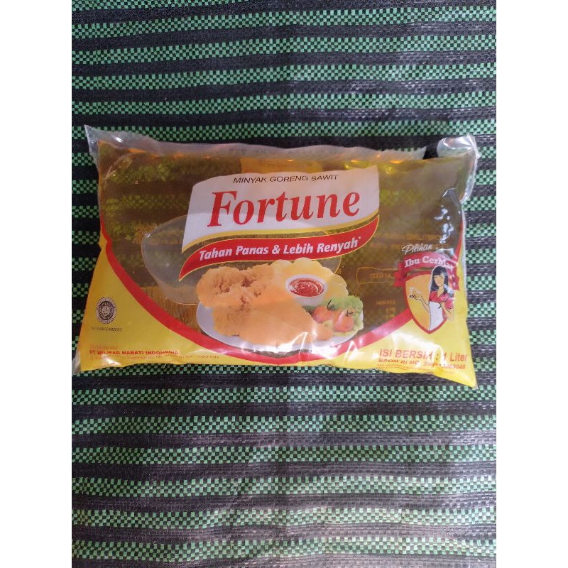 

minyak goreng Fortune bantal 1 liter