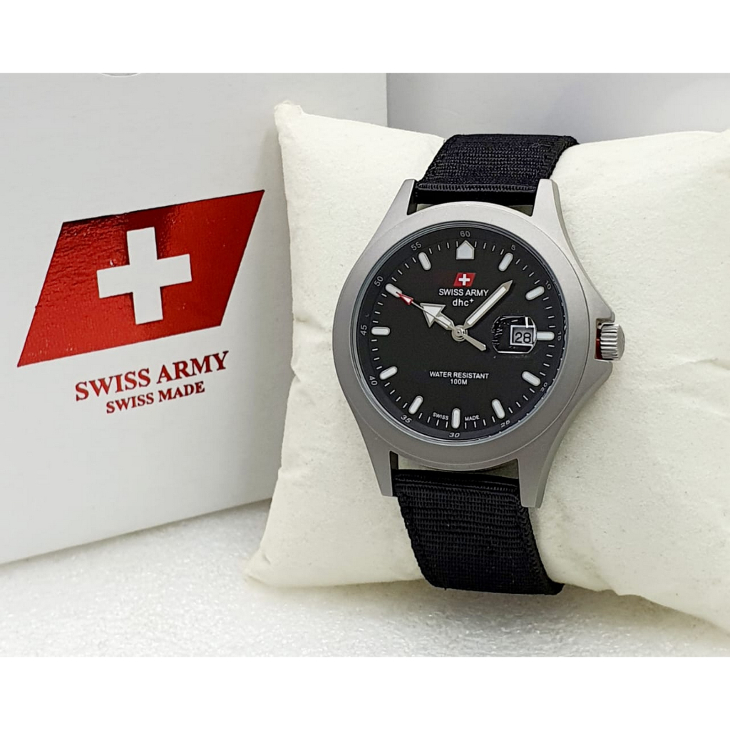 Jam Tangan Pria Swiss SA2115 Original Canvas