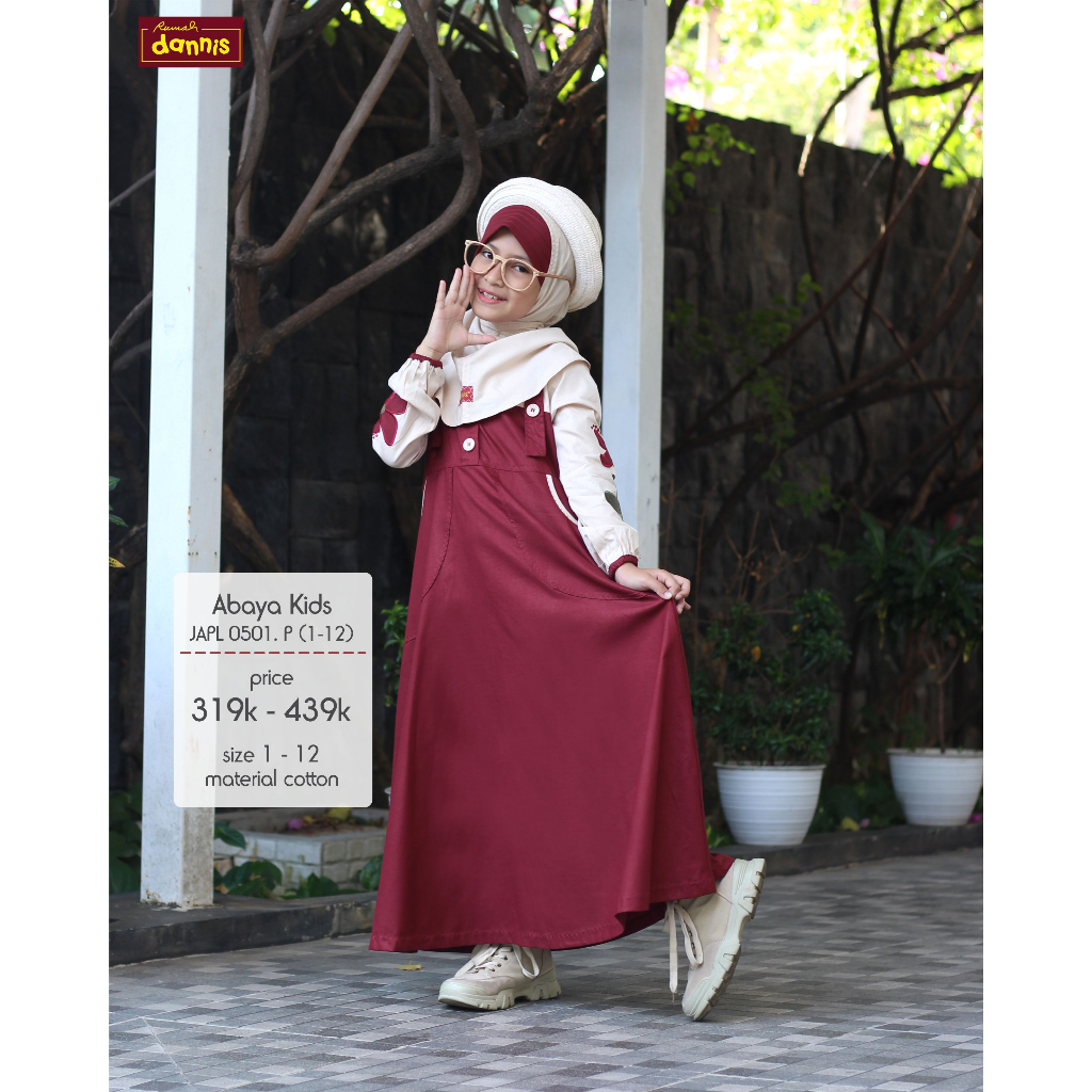 Abaya Kids - Dannis - Baju Muslim Anak