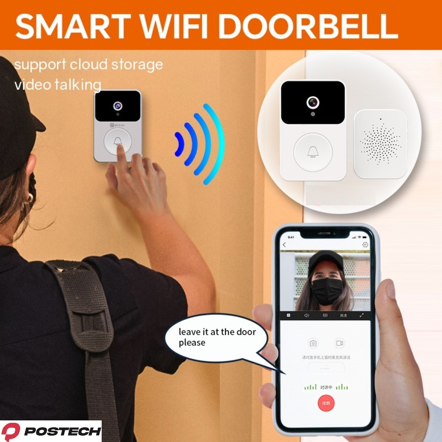 

Bell Pintu Camera Dan Suara Wifi Intercom Smart Door Bell