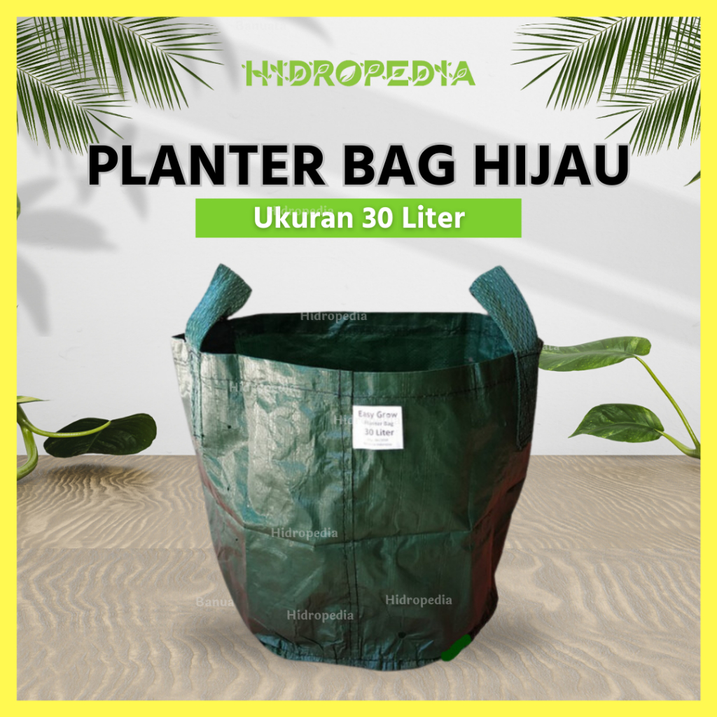 PlanterBag Hijau 30 Liter - Planter Easy Grow Tanaman