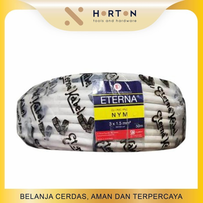 Kabel Listrik Eterna Kawat NYM 3 x 2.5 mm Roll / 3x2.5 mm Per rol