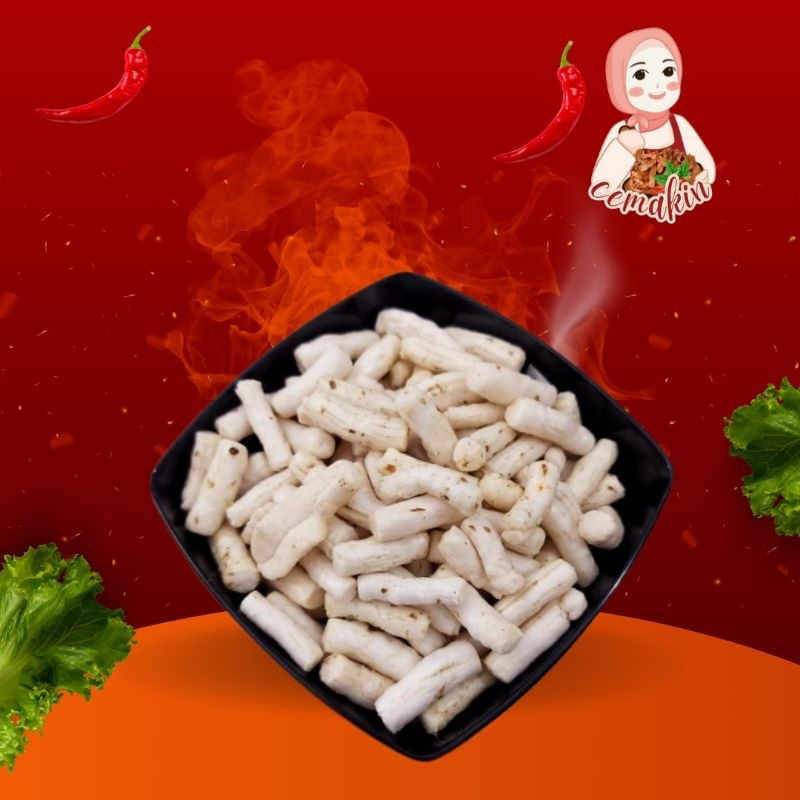 

KERUPUK IKAN TONGKOL ENAK GURIH RENYAH | BALADO CABE IJO