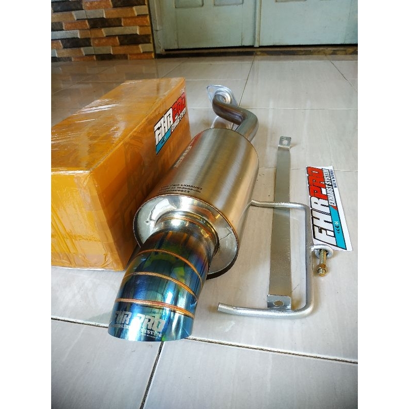 Knalpot bolt on Honda jazz idsi gd3