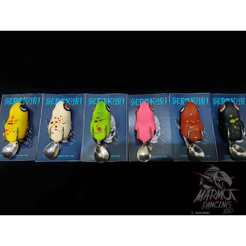 LURE SF SOFT FROG SENGKUNI UMPAN GABUS TOMAN