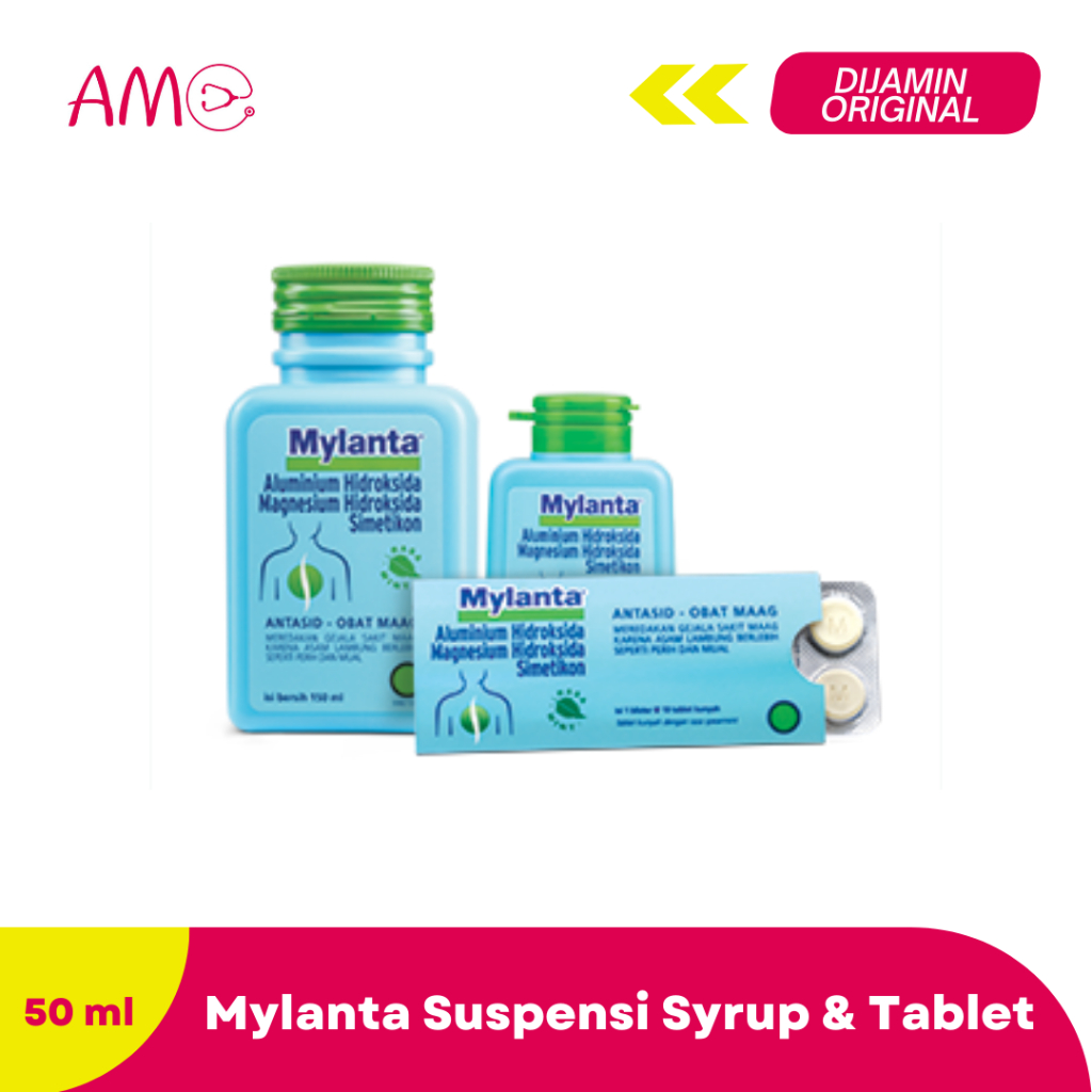 Mylanta Syrup & Tablet / Obat Maag / obat asam lambung