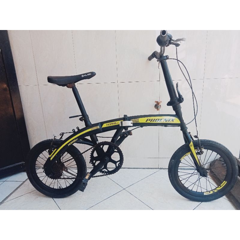 sepeda lipat uk 16 bekas murah second termurah