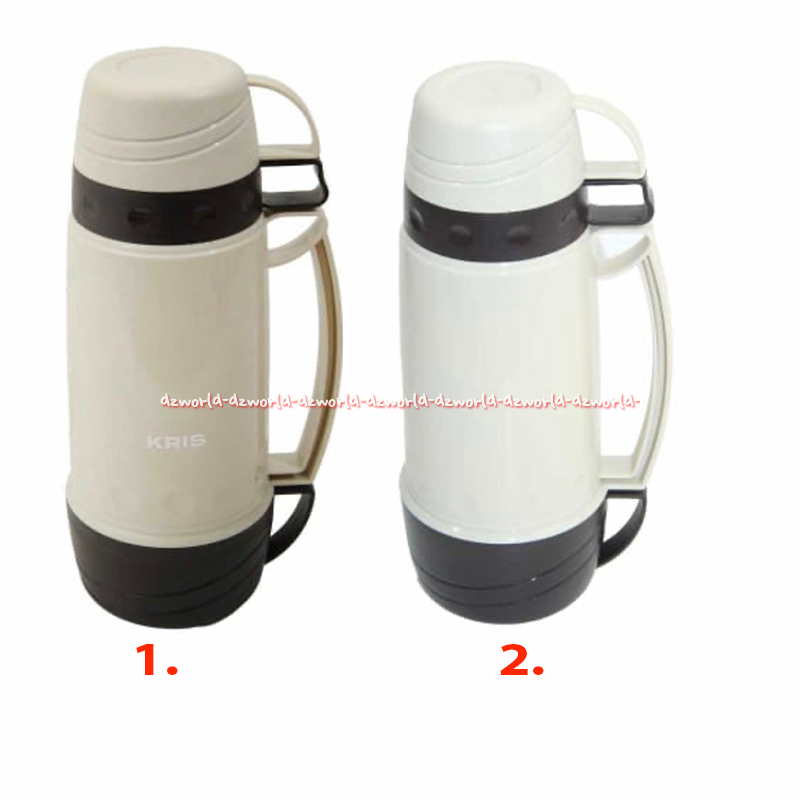 Kris Vacuum 1L Flask Glass Insulated 1000mL Thermos Termos Dengan Saringan Botol Minum Krischef 1Lit