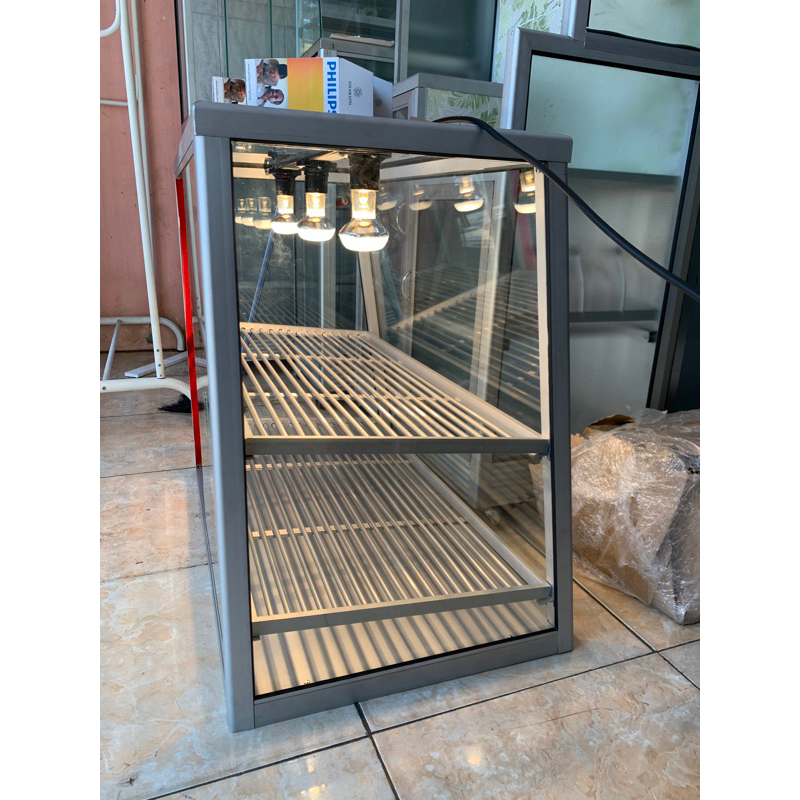 Etalase / Showcase / Warmer Ayam Fried Chicken 80cm custom