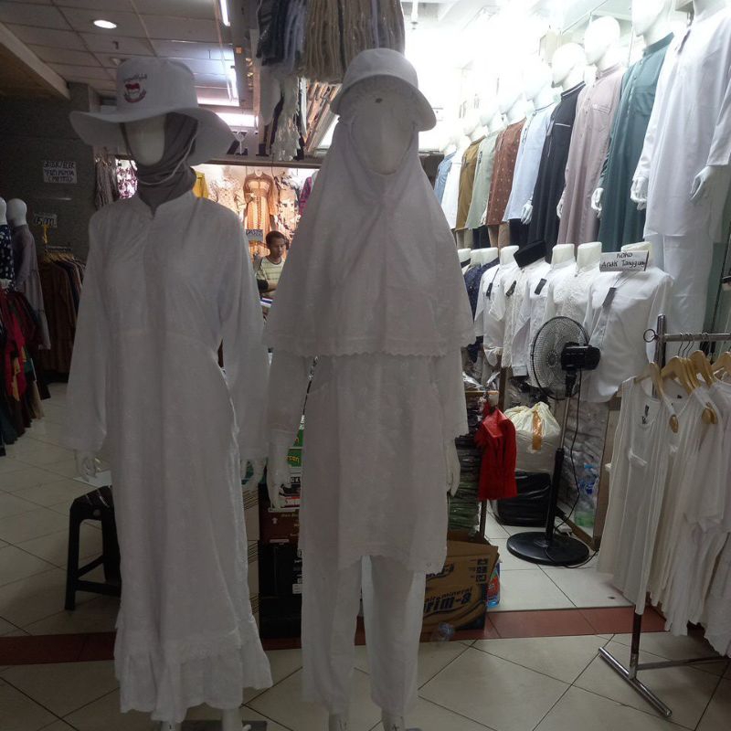 STELAN IHROM PEREMPUAN HAJI DAN UMROH / BAJU IHROM PEREMPUAN / BAJU STELAN IHROM PEREMPUAN