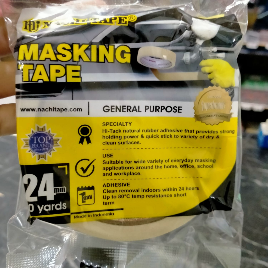 

Solasi kertas 24mm Solasi kertas murah grosir tebal/ Masking Tape