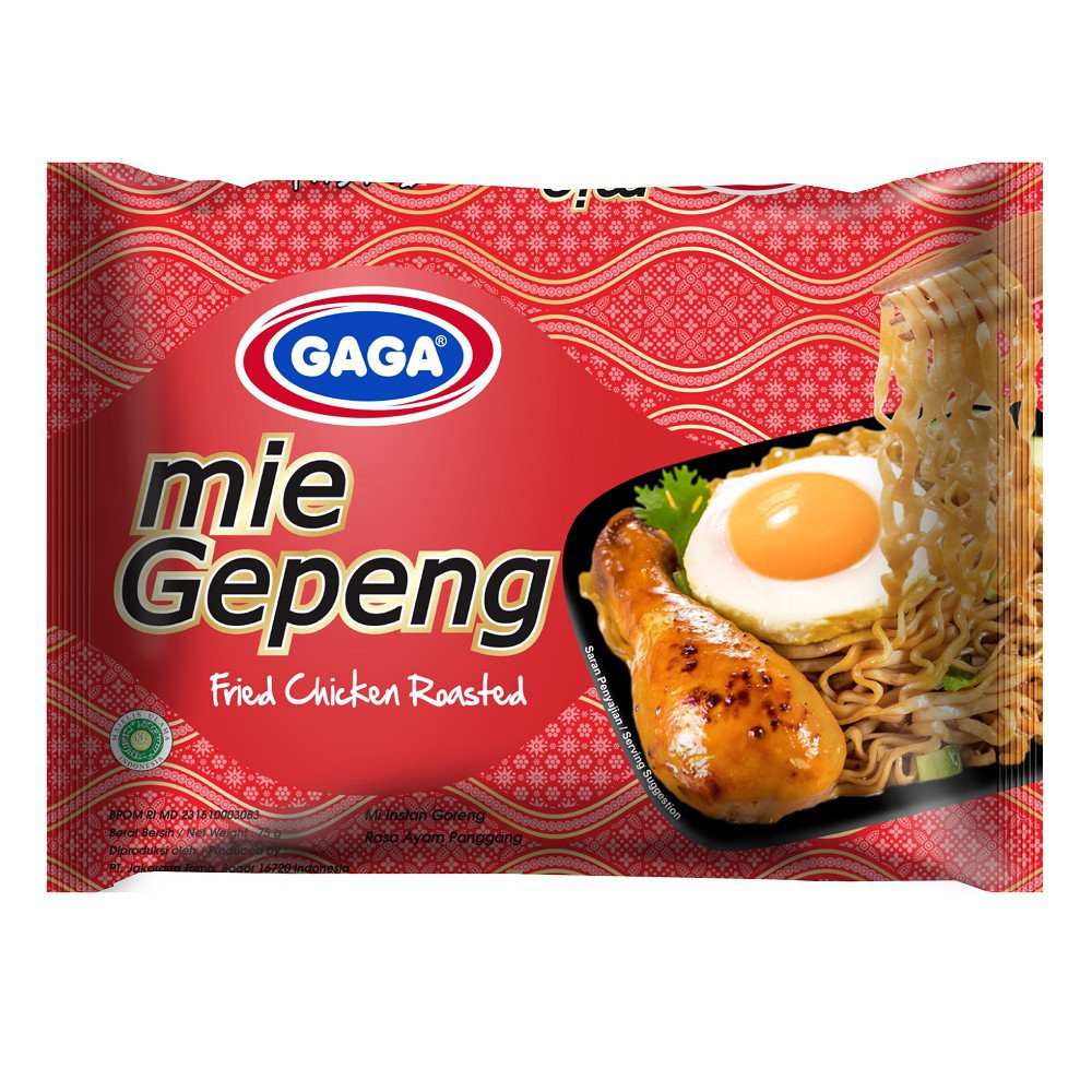 

GAGA MIE GEPENG GORENG AYAM PANGGANG 85g