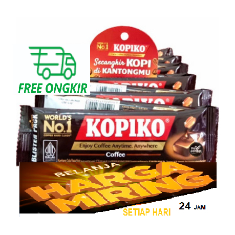 

Kopiko Blister / Permen Rasa kopi Blister / 1 box isi 12pak