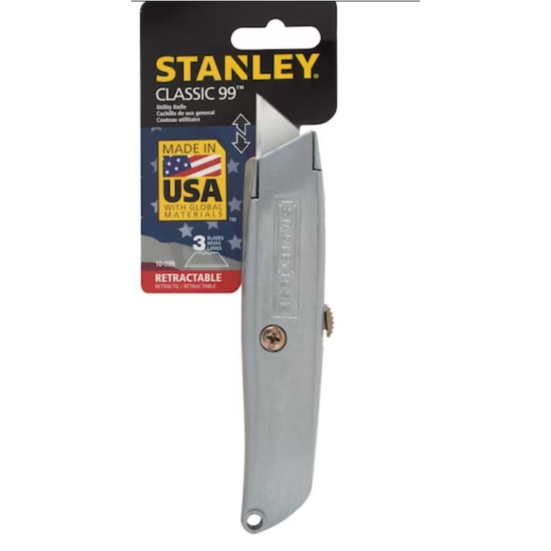 

cutter stanley 6 in Classic 99® Retractable Utility Knife 10-099