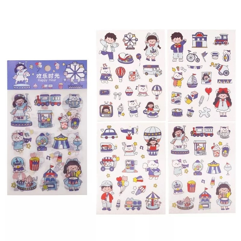 

sticker aesthetic lucu cutting murah