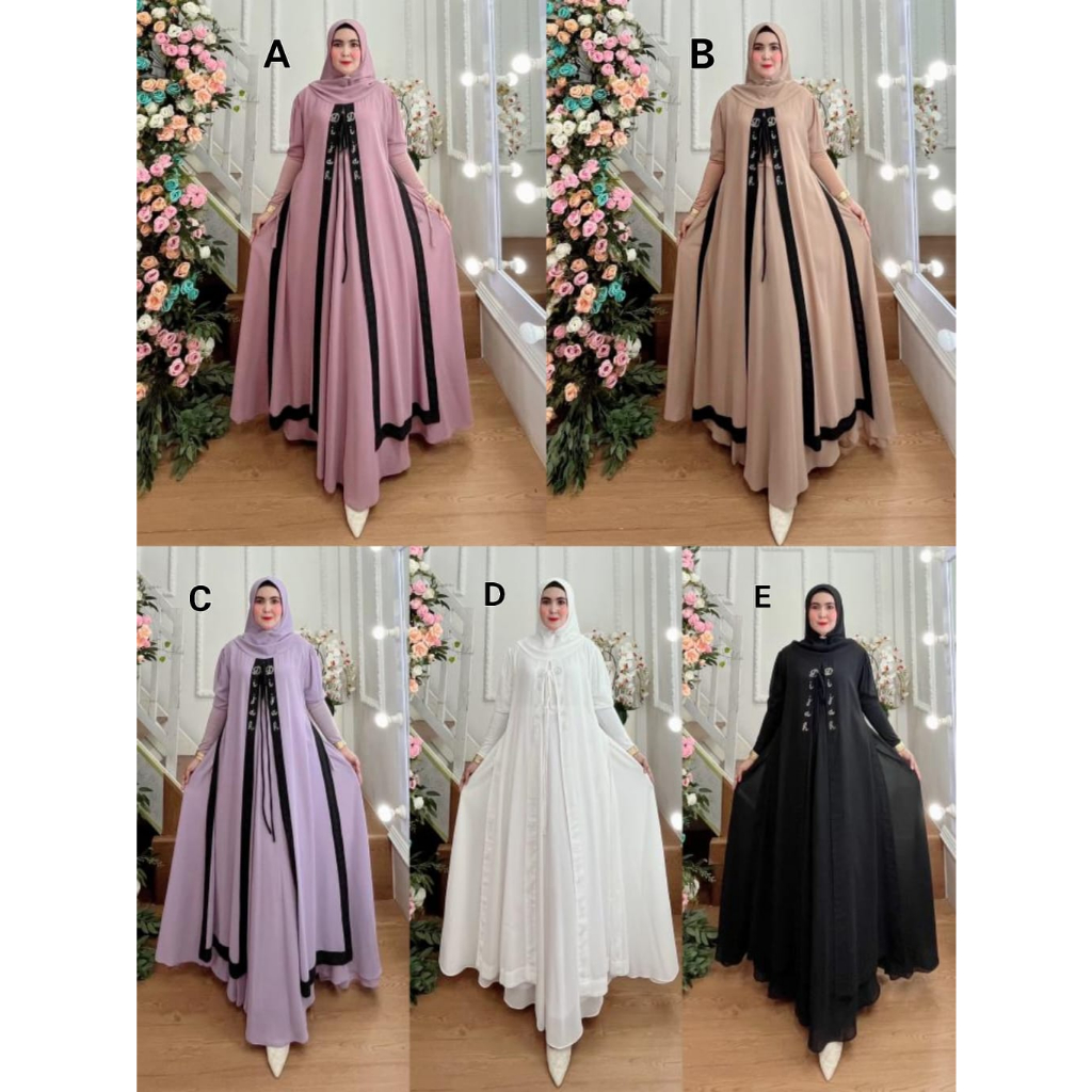 Dijah 832 Dress Syar'i by Dijah