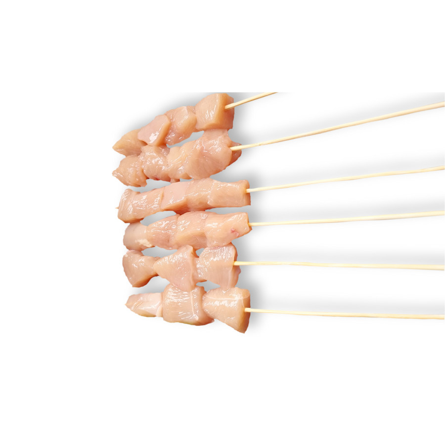 

Raw Chicken Satay 200gr / Sate Ayam Dada Mentah 10pcs 200gr