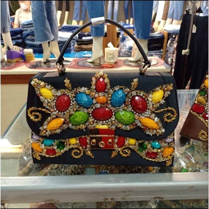 tas pesta payet batu model celine