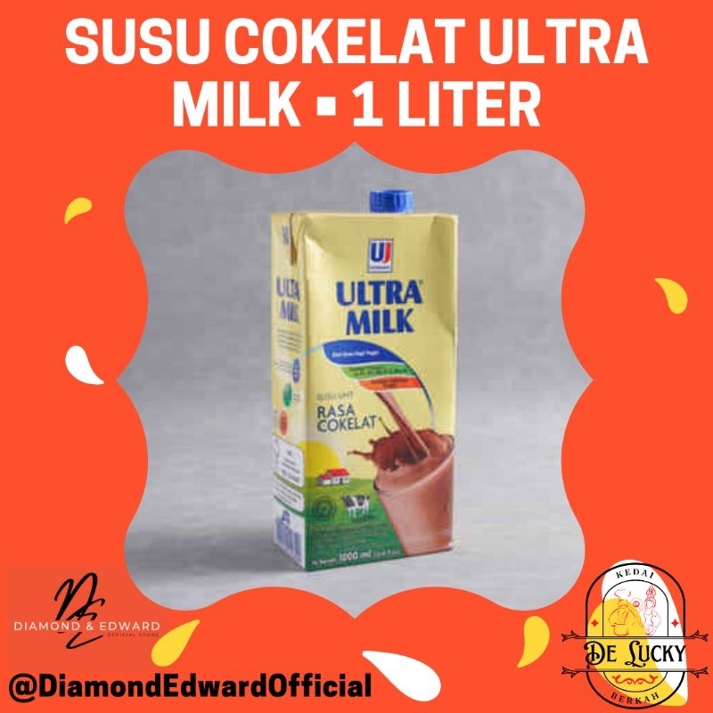 

DE ♡ Susu Cokelat/Vanila 1L Ultra Milk Tulis di Keterangan