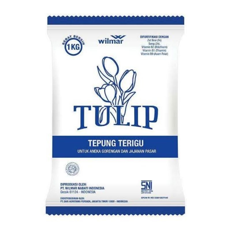 

Tepung Terigu Tulip 1 Kg