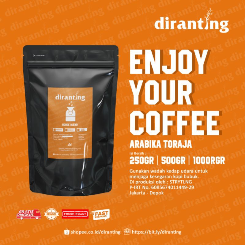 

Biji Kopi Arabika Toraja Grade A