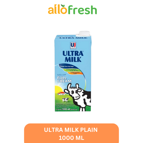 Promo Harga Ultra Milk Susu UHT Full Cream 1000 ml - Shopee