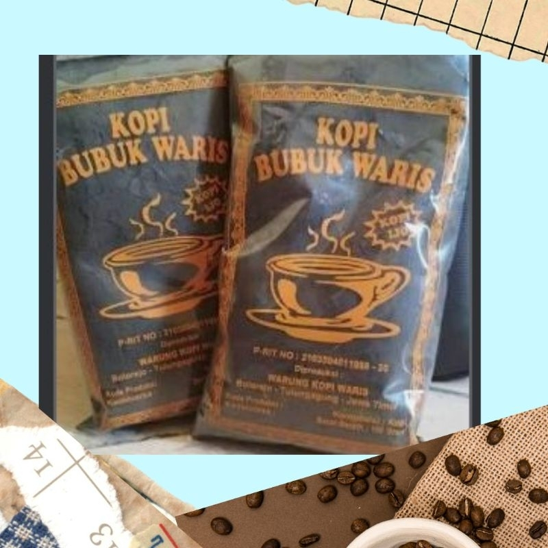 

Kopi bubuk waris 1/2 kg kopi ijo khas tulungagung yang melegenda