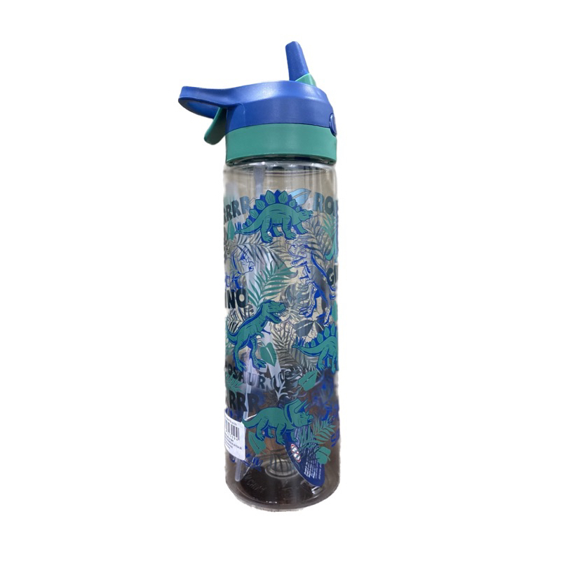 SMIGGLE DRINK WATER BOTTLE DINO BIRU BENING 750ml