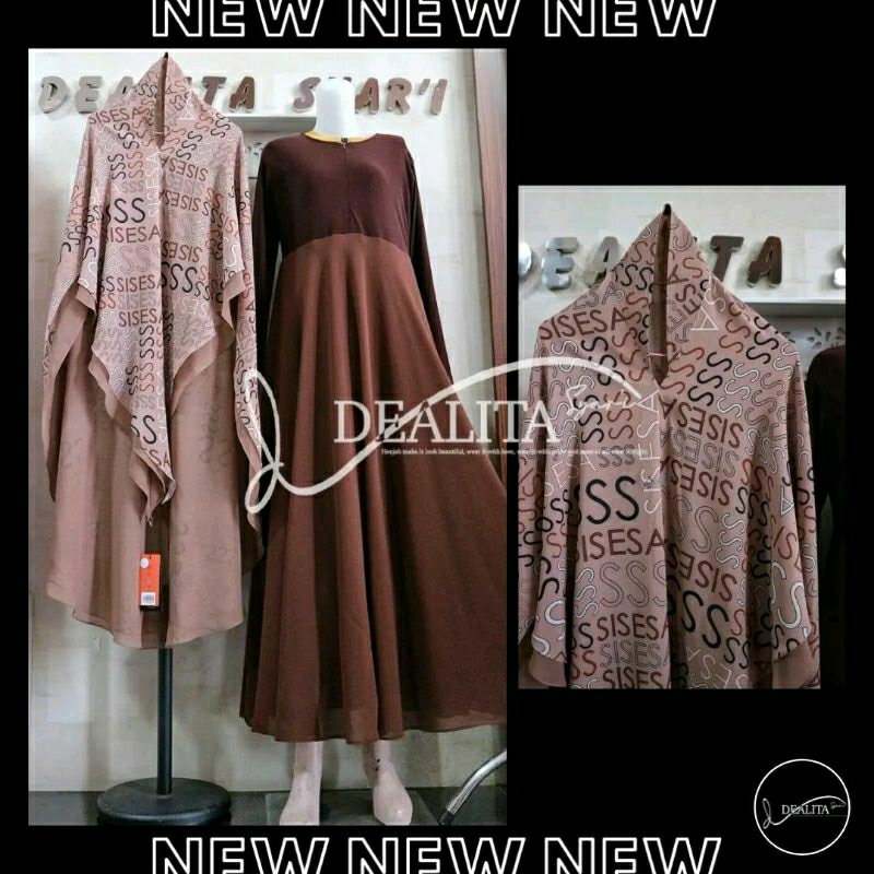 Dress Brown Sisesa Maarha Coklat New