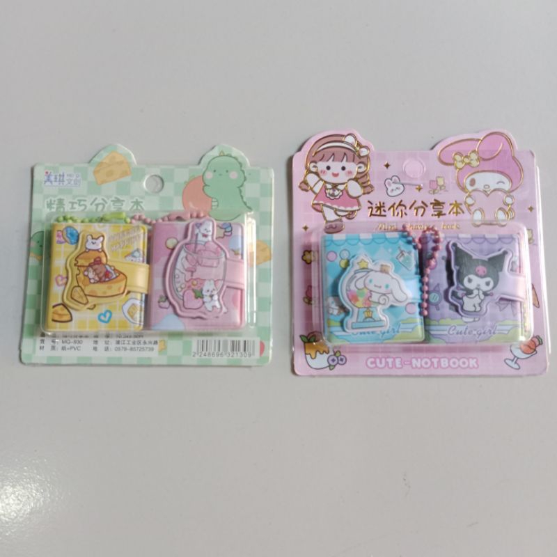 

Notebook Mini Isi 2 free gantungan
