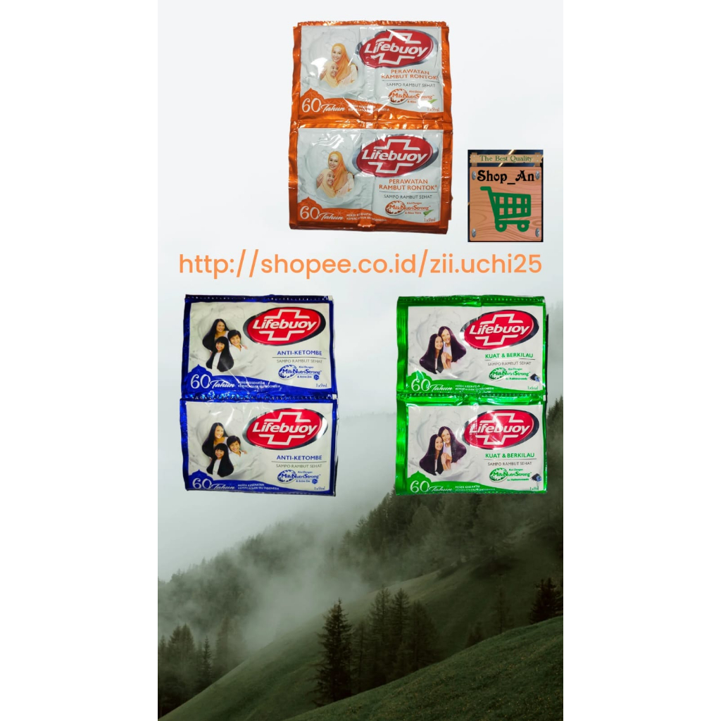 Lifebuoy / Shampo Lifebuoy // Kemasan sachet 24 sachet