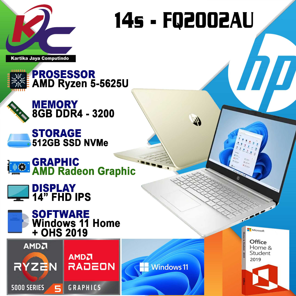 HP 14S-FQ2002AU Ryzen-5