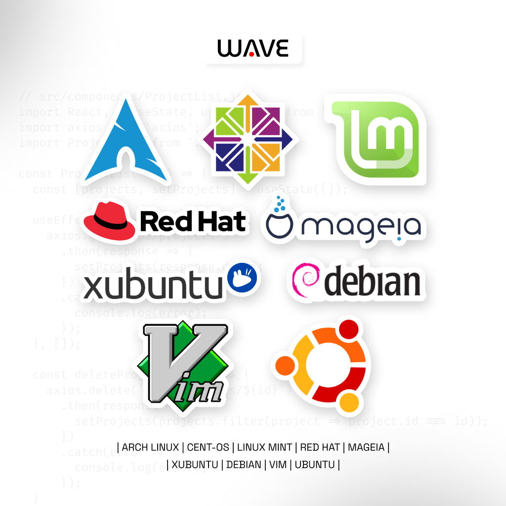 

Cutting Sticker Vinyl IT Programming Waterproof - Linux / Debian / Mint / Arch / Vim / RedHat Satuan