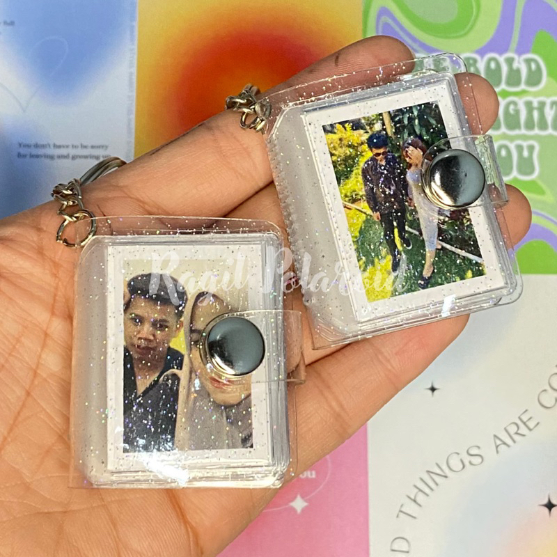 [BACA DESKRIPSI] Gantungan Kunci album mini FREE CETAK FOTO kado ulang tahun kado perpisahan kenang 
