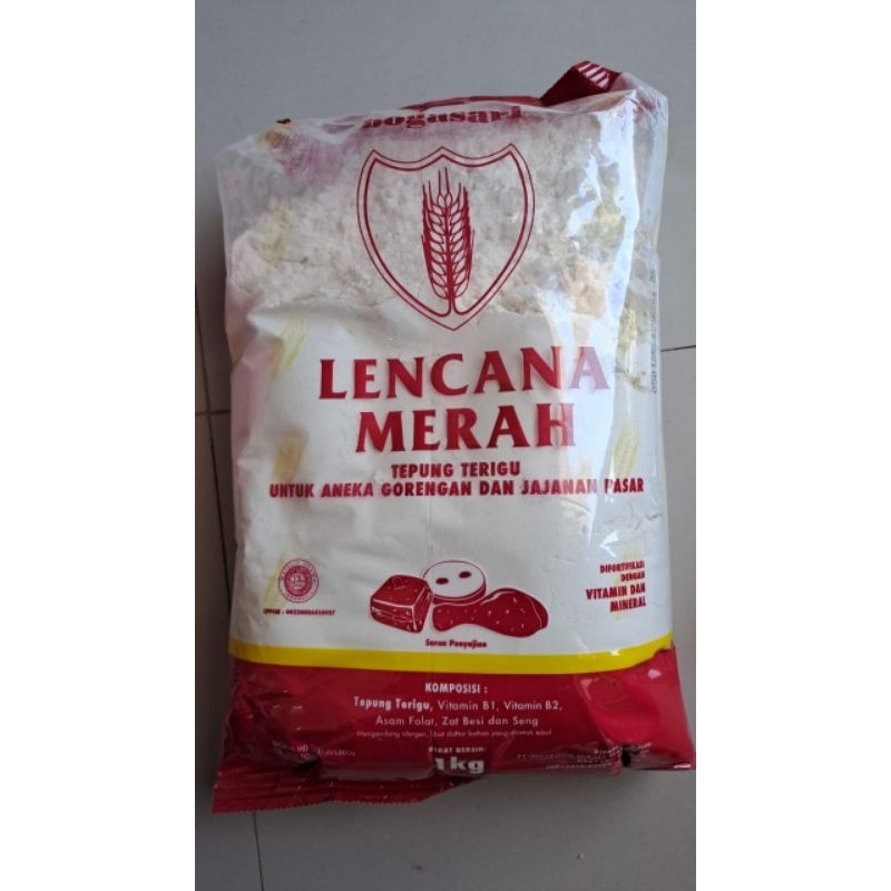 

TEPUNG TERIGU LENCANA MERAH 1KG