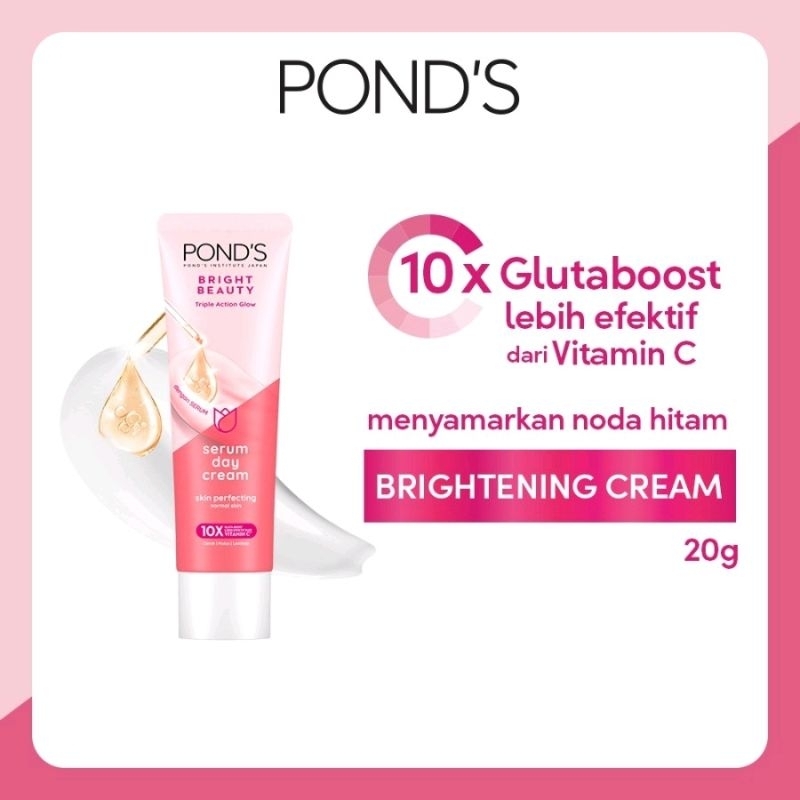 POND'S BRIGHT BEAUTY TRIPLE ACTION GLOW SERUM DAY CREAM