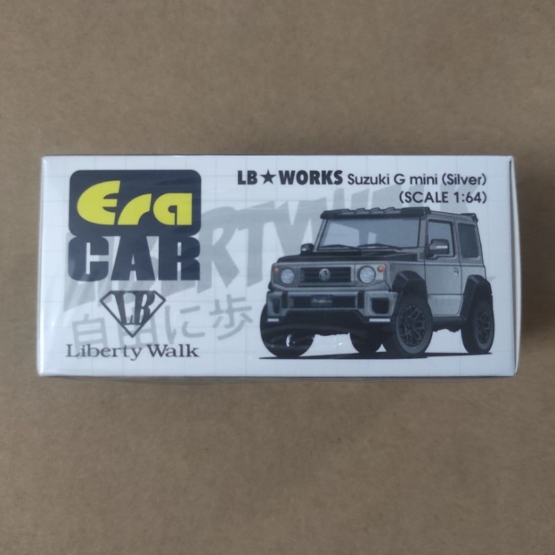 ERA CAR 1/64 LB WORKS LBWK SUZUKI JIMNY G MINI SILVER