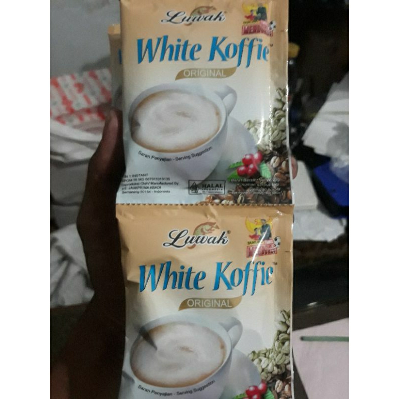 

Luwak White Koffie Original Rentengan Isi 10 Sachet