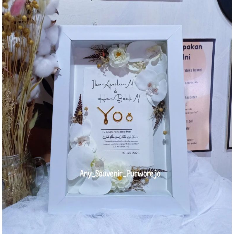 Bingkai Mahar Uang Pernikahan/ Mahar Pernikahan Kekinian/ Mahar Uang Murah / Mahar Pernikahan