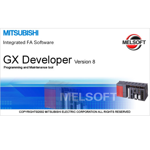 Mitsubishi PLC programming software GX Developer 8